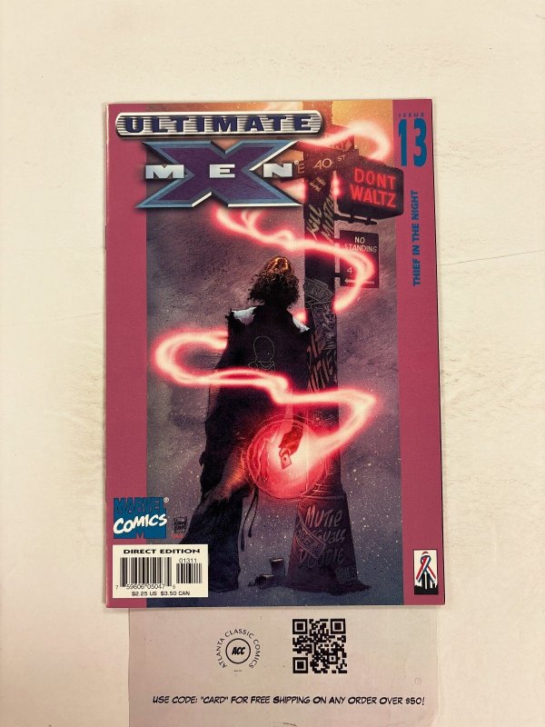 Ultimate X-Men #13 (Marvel Comics, 2002), raw comic book in NM condition — front cover