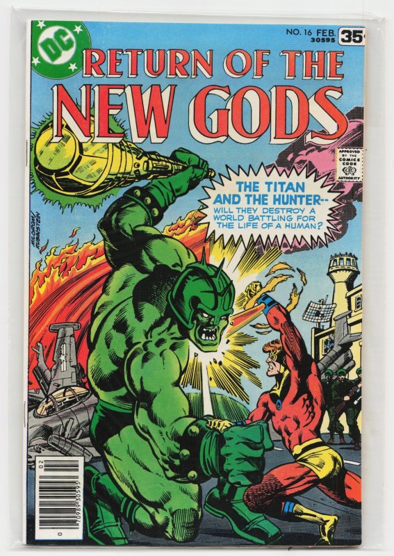 New Gods #16 (DC Comics, 1978), raw, ungraded comic book — front cover