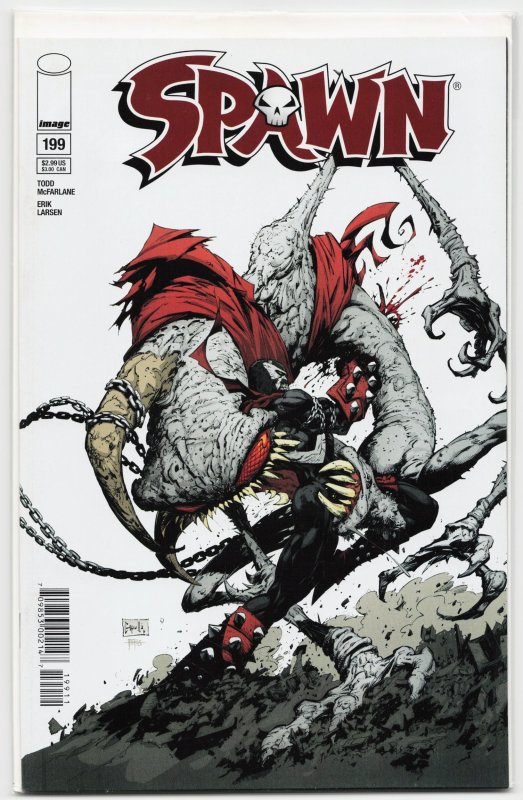 Spawn #199 (Image Comics, 2010), raw, ungraded comic book — front cover