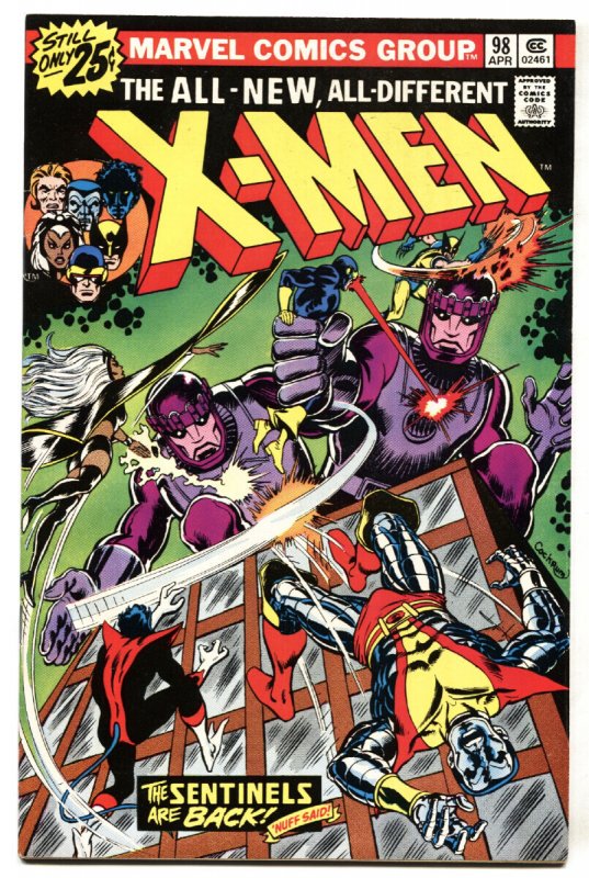 X-Men #98 - 1976 - Marvel - VF+ - Comic Book (Marvel Comics, 1976), raw comic book in VF+ condition — front cover