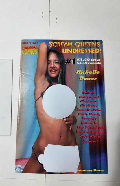 Scream Queens Undressed #1, raw comic book in NM condition — front cover