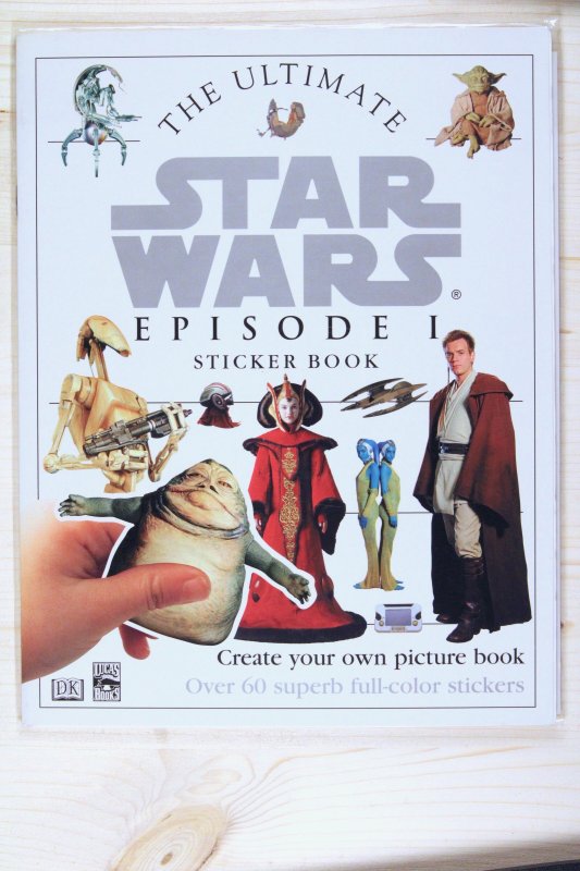 The Ultimate Star Wars Episode I Sticker Book #? – DK Publishing / Lucas Books (, raw, ungraded comic book — front cover