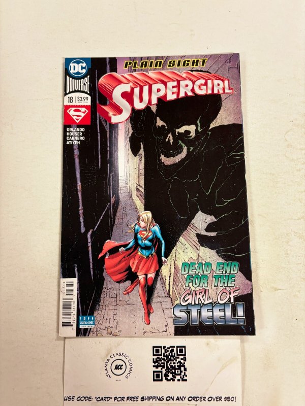 Supergirl #18 (DC Comics), raw comic book in NM condition — front cover
