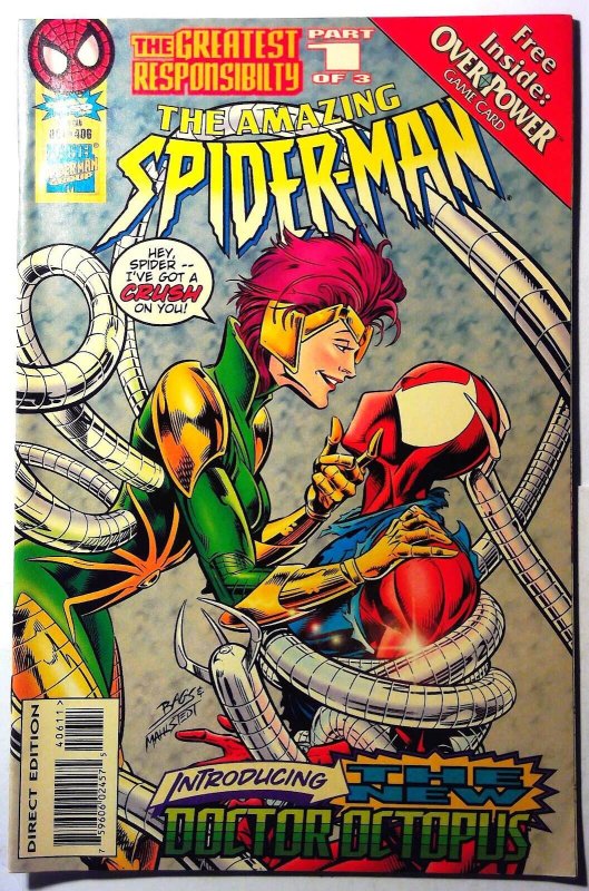 Amazing Spider-Man #406 (Marvel Comics, 1995), raw, ungraded comic book — front cover