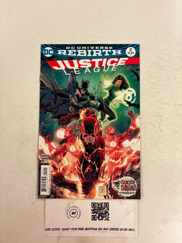 Justice League #2 (DC Comics, 2011), raw comic book in NM condition — front cover
