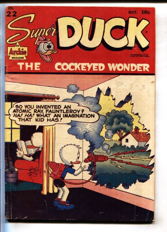 Super Duck #22 (Archie Comics), raw, ungraded comic book — front cover