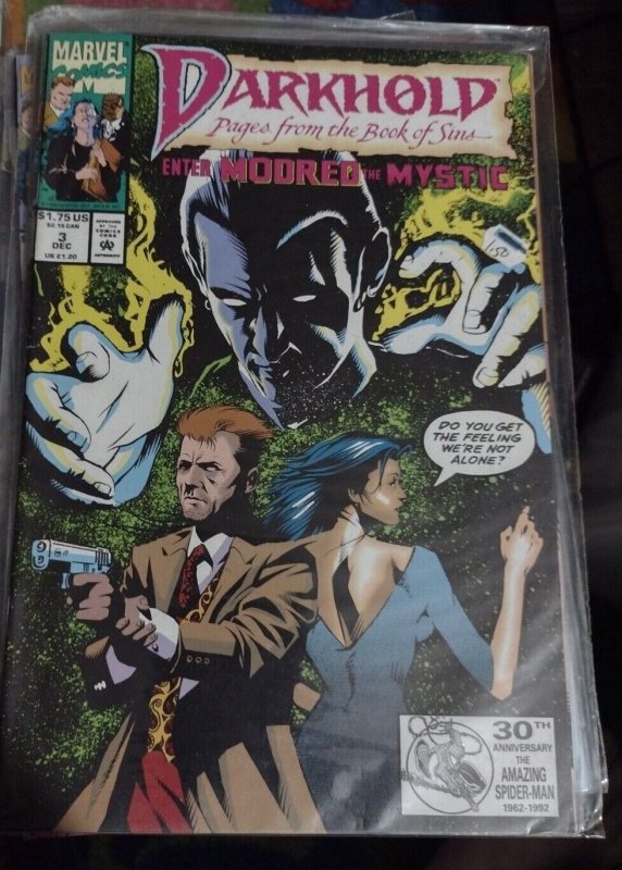 Darkhold #3 (Marvel Comics, 1992), raw, ungraded comic book — front cover
