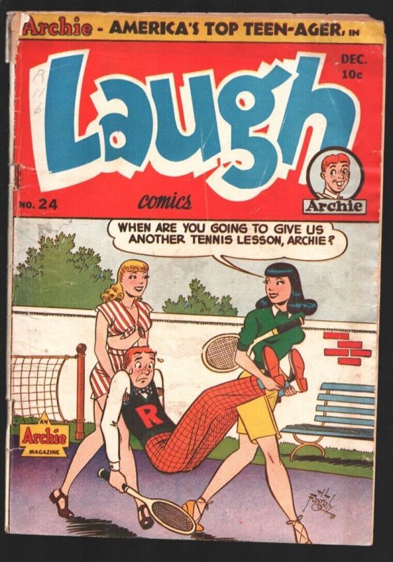 Laugh #17 (Archie Comics, 1947), raw, ungraded comic book — front cover