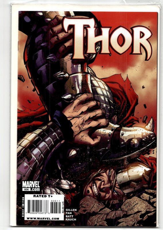 Thor #606 (Marvel Comics, 2010), raw, ungraded comic book — front cover