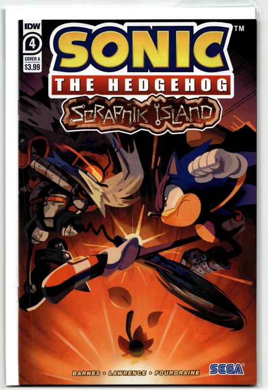 Sonic the Hedgehog: Scrapnik Island #4 (IDW Publishing, 2023), raw, ungraded comic book — front cover