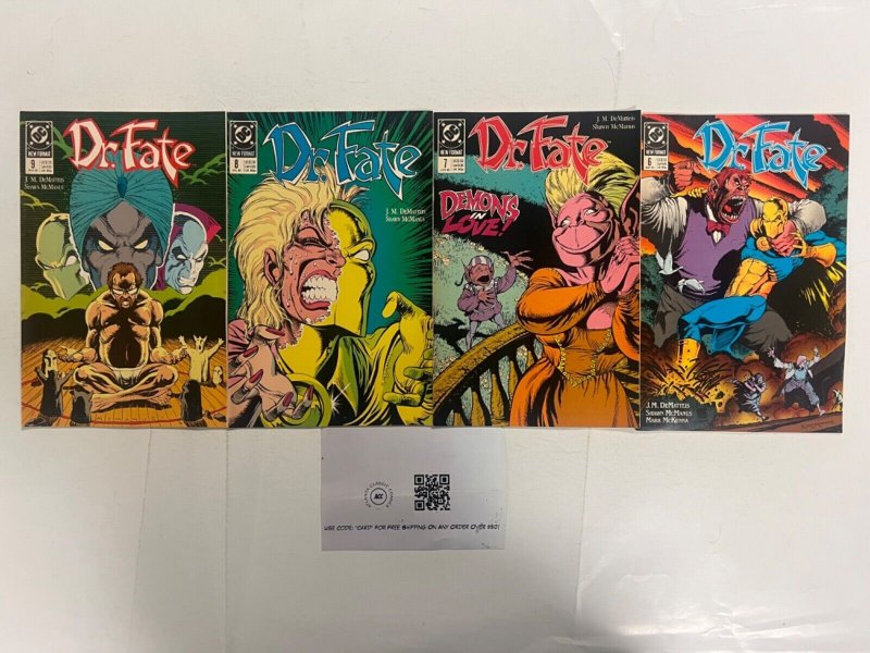 4 Dr. Fate DC Comic Books # 6 7 8 9 Superman Flash Wonder Woman 43 JS54, raw, ungraded comic book — front cover
