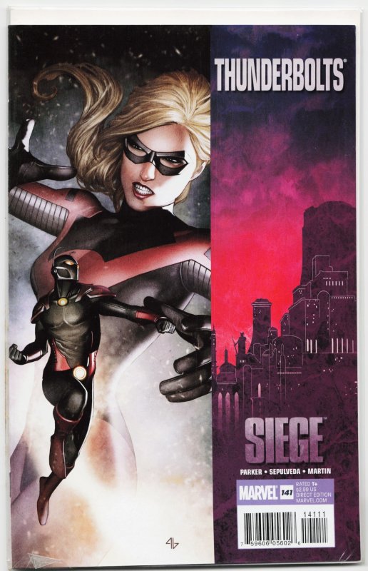 Thunderbolts #141 (Marvel Comics, 2010), raw, ungraded comic book — front cover