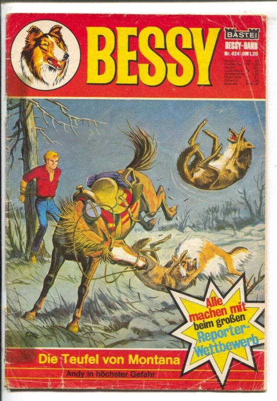 Bessy #424 (1973), raw, ungraded comic book — front cover