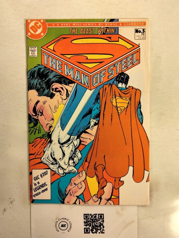 The Man of Steel #5 (DC Comics), raw comic book in NM condition — front cover
