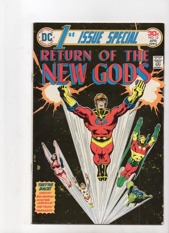 1st Issue Special Return of the New Gods #13 (DC Comics, 1976), raw comic book in VF- 7.5 condition — front cover