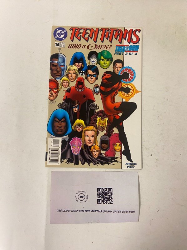 Teen Titans #14 (DC Comics, 1968), raw comic book in NM condition — front cover
