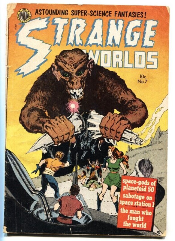 Strange Worlds #7, raw, ungraded comic book — front cover