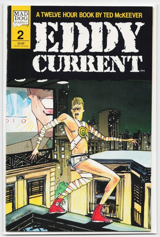 Eddy Current #2 (1987), raw, ungraded comic book — front cover