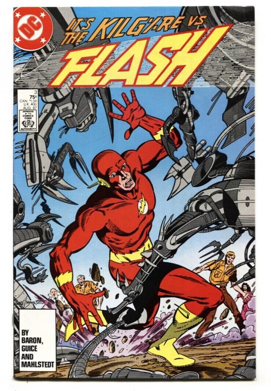 Flash #3 (DC Comics, 1987), raw comic book in NM- condition — front cover