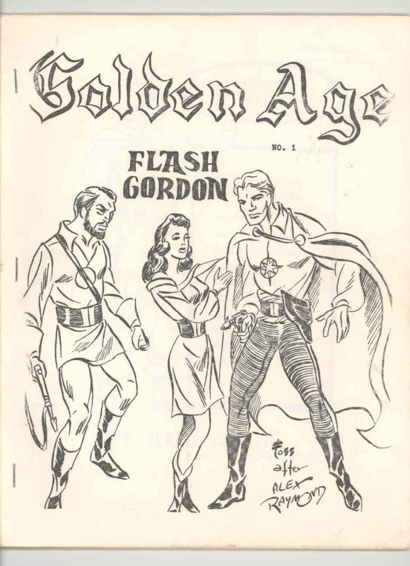 Golden Age #1 (1965), raw comic book in FN condition — front cover