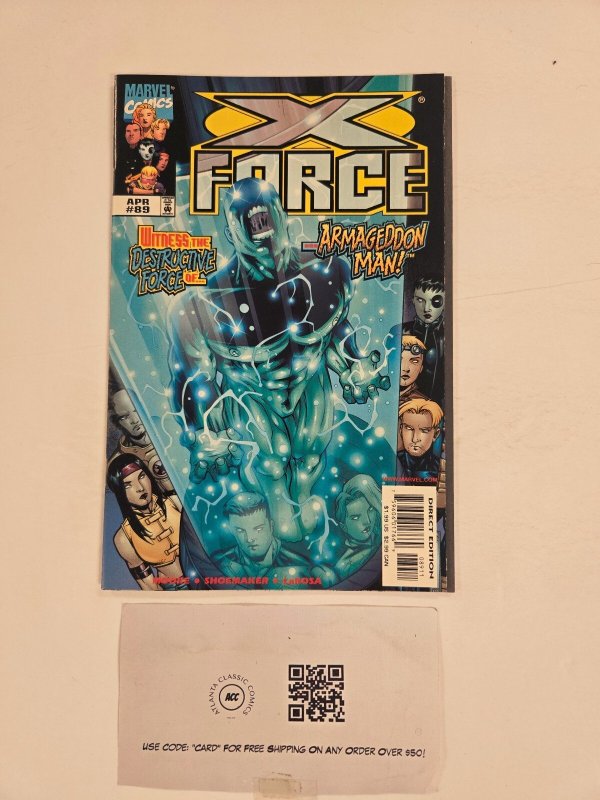 X-Force #89 (Marvel Comics), raw comic book in NM condition — front cover