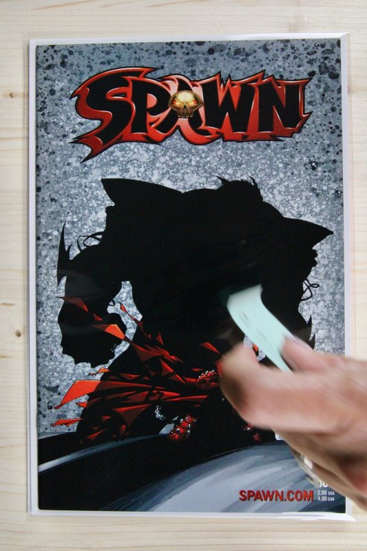 Spawn #104 (Image Comics, 2001), raw comic book in NM 9.4 condition — front cover