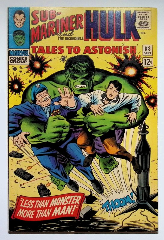 Tales to Astonish #83 (Marvel Comics, 1966), raw, ungraded comic book — front cover