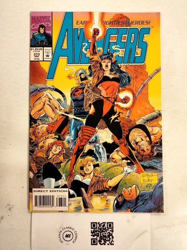Avengers #373 (Marvel Comics), raw comic book in NM condition — front cover