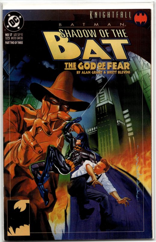 Batman: Shadow of the Bat #17 (DC Comics, 1993), raw, ungraded comic book — front cover