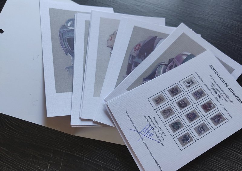 Troopers. Set of 12 10X15 Lithograph. Signed by Artist: Miguel Alfaro, raw, ungraded comic book — front cover