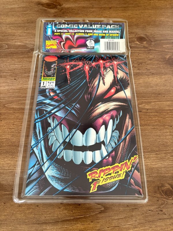 Marvel Image Comic Value Pack Sealed Pitt #1 (Marvel Comics), raw, ungraded comic book — front cover