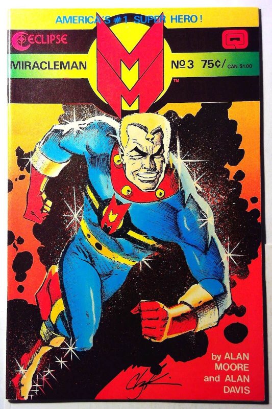 Miracleman #3 (Eclipse Comics, 1985), raw, ungraded comic book — front cover