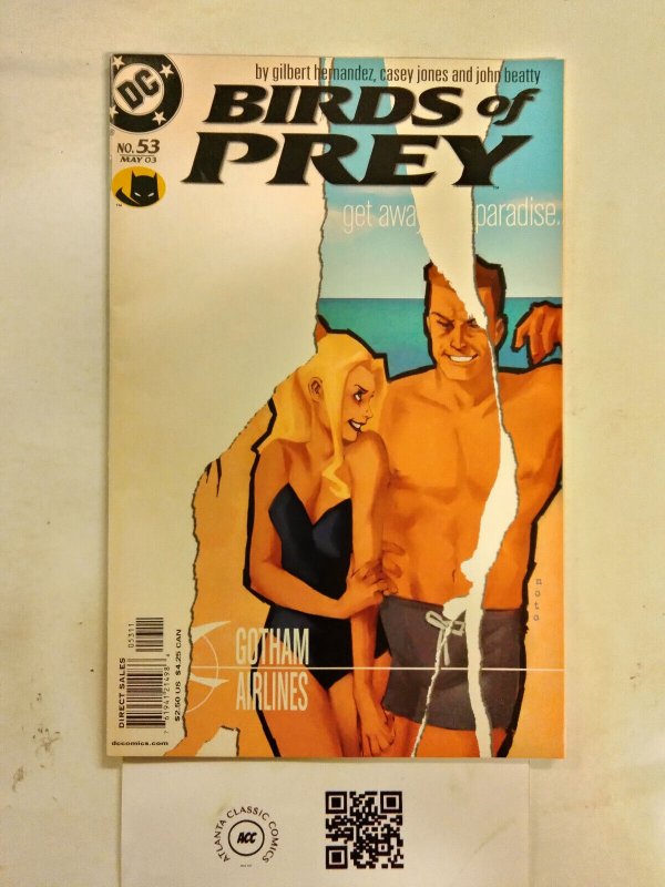 Birds of Prey #53 (DC Comics), raw comic book in NM condition — front cover