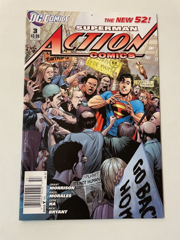Action Comics #3 (DC Comics), raw comic book in NM condition — front cover
