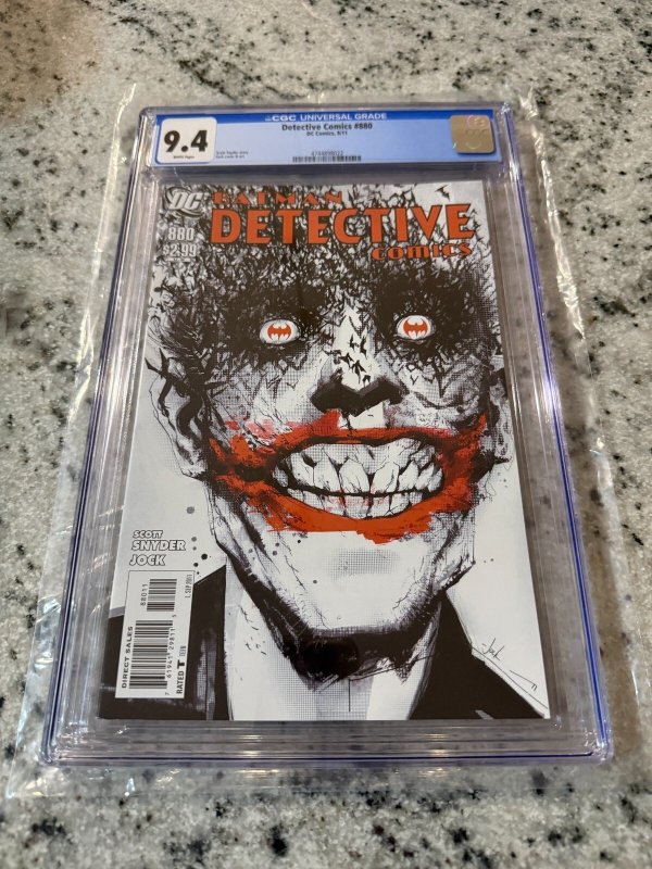 Detective Comics #880 (DC Comics, 2011), CGC 9.4 graded comic book, Universal Blue label — front cover in its holder