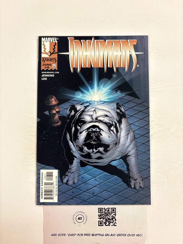 Inhumans #9 (Marvel Comics), raw comic book in NM condition — front cover