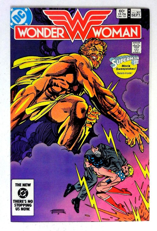 Wonder Woman #307 (DC Comics, 1983), raw comic book in NM- condition — front cover
