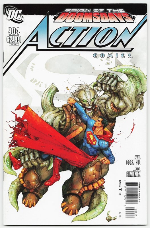 Action Comics #904 (DC Comics, 2011), raw, ungraded comic book — front cover