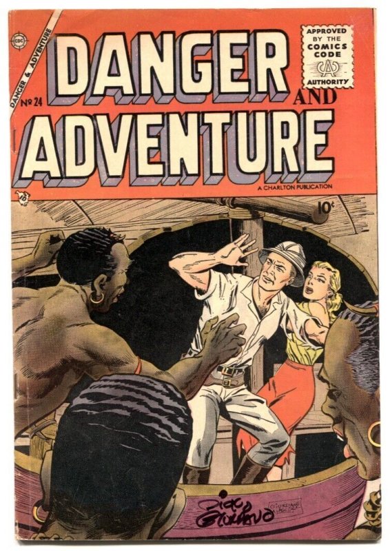 Danger & Adventure #24, raw, ungraded comic book — front cover