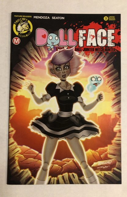 DollFace #3 (Zenescope Entertainment, 2017), raw, ungraded comic book — front cover