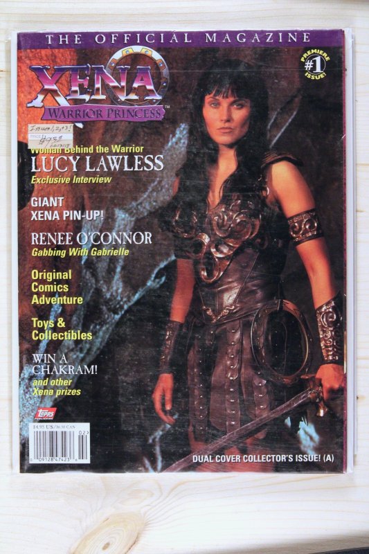 Xena: Warrior Princess #1 (1997), raw comic book in VF/NM 9.0 condition — front cover
