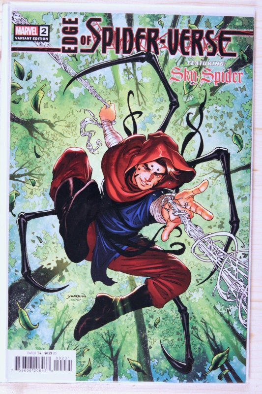 Edge of Spider-Verse #2 (Marvel Comics, 2023), raw comic book in NM+ 9.6 condition — front cover