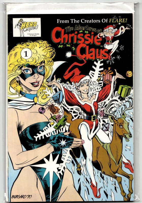 The Adventures of Chrissie Claus #1 (1991), raw, ungraded comic book — front cover