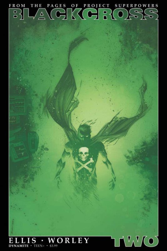 Project Superpowers: Blackcross #2 (2015), raw comic book in VF/NM condition — front cover
