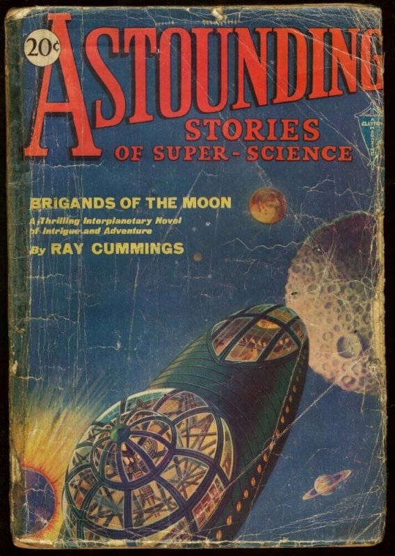 Pulp: Astounding Stories 1930 Mar-V.1 #3 (1930), raw, ungraded comic book — front cover