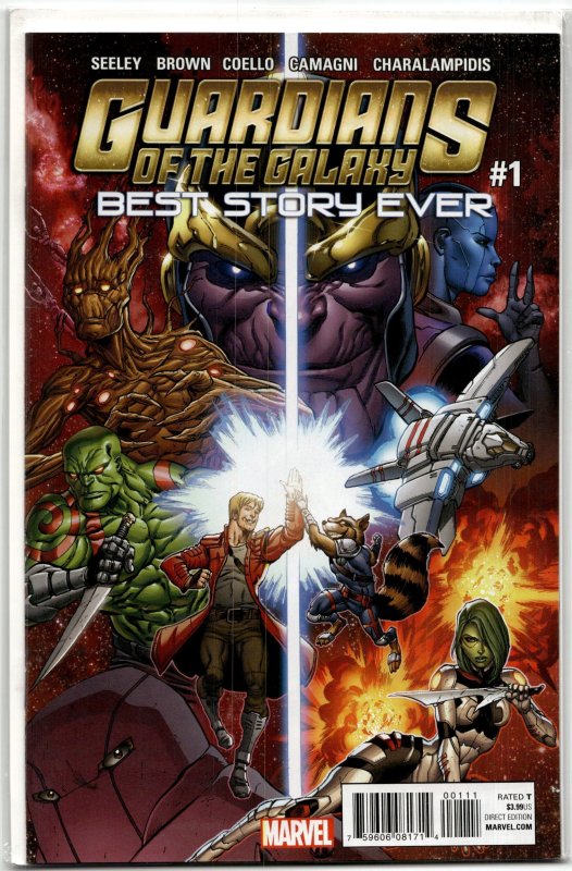 Guardians of the Galaxy: Best Story Ever (2015) Guardians of the Galaxy (2015), raw, ungraded comic book — front cover