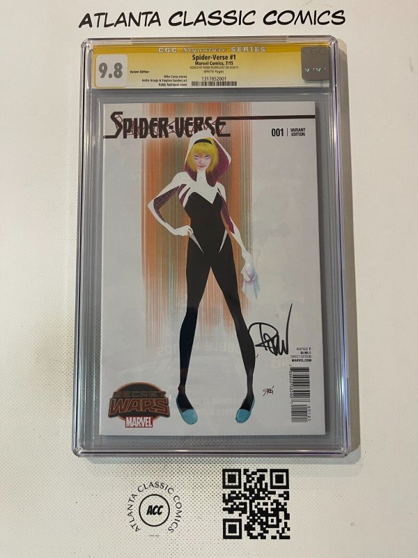 Spider-Verse #1 (Marvel Comics), CGC 9.8 graded comic book — front cover in its holder