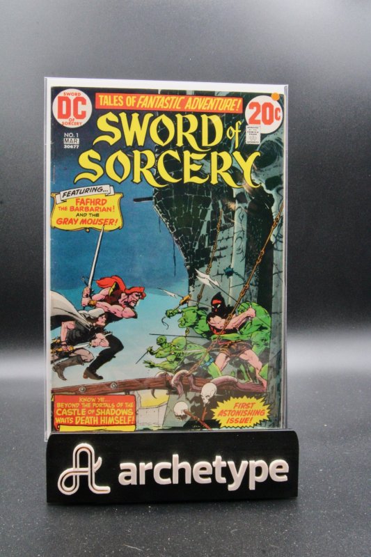 Sword of Sorcery #1 (DC Comics, 1973), raw, ungraded comic book — front cover