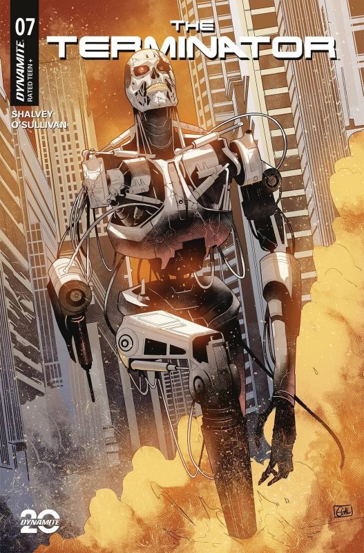 The Terminator #7 (Dynamite Entertainment, 2024), raw comic book in NM condition — front cover