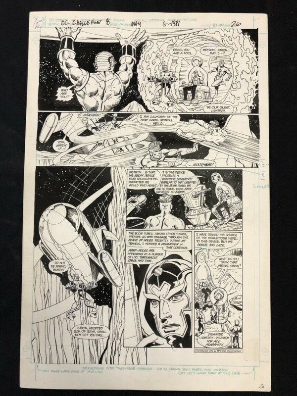 DC Challenge #8 (DC Comics), raw, ungraded comic book — front cover